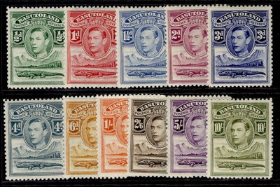 basutoland-gvi-sg18-28-1938-complete-set-m-mint-cat-130
