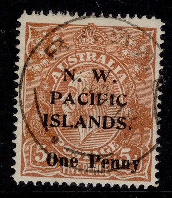australia-new-guinea-gv-sg100-1d-on-5d-brown-very-fine-used-cat-90-cds