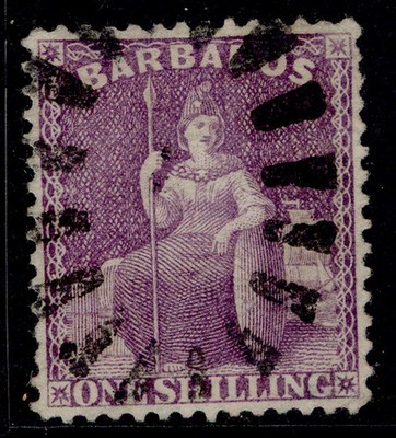 barbados-qv-sg83-1s-dull-mauve-fine-used