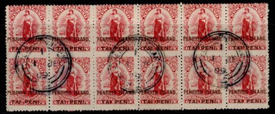 cook-islands-penrhyn-island-edvii-sg5-1d-carmine-fine-used-cat-336-block