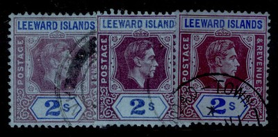 leeward-islands-gvi-sg111-111a-111ab-2s-paper-shade-varieties-fine-used