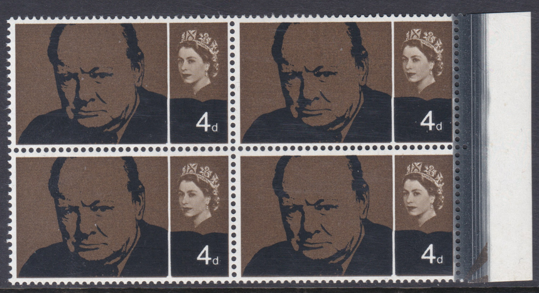sg-661-1965-4d-churchill-black-ink-flaw-down-margin-perfs-unmounted-mint