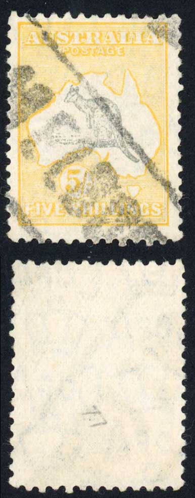 australia-sg111-5-grey-and-deep-yellow-kangaroo-multiple-wmk-cat-120-pounds
