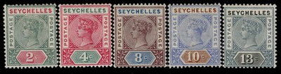seychelles-qv-sg9-13-1890-92-die-ii-short-set-m-mint-cat-45