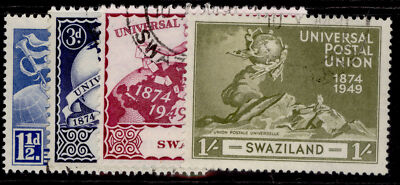 swaziland-gvi-sg48-51-anniversary-of-upu-set-fine-used