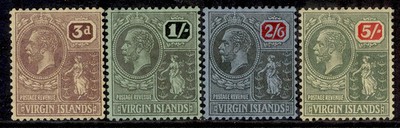 british-virgin-islands-gv-sg82-85-1922-28-complete-set-m-mint-cat-50
