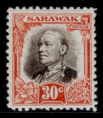 sarawak-gv-sg103-30c-sepia-vermilion-m-mint-cat-12