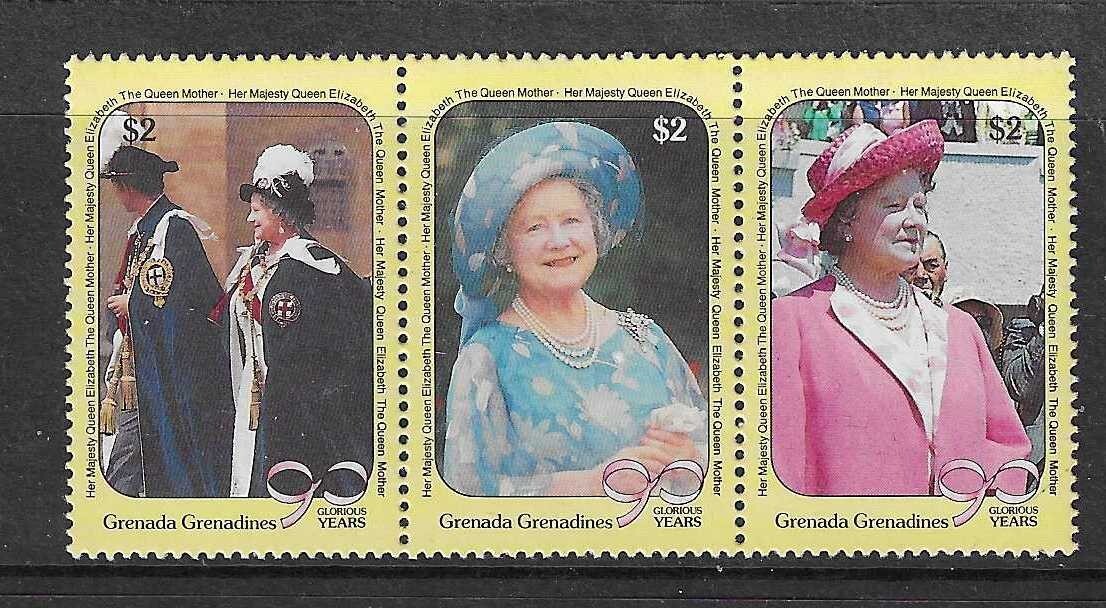 grenada-grenadines-sg1262a-1990-90th-birthday-of-queen-mother-mnh