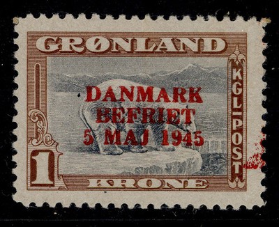 greenland-sg23-1945-1k-liberation-of-denmark-ovpt-vlh-mint-cat-150