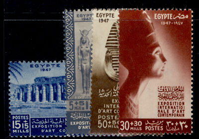 egypt-sg334-337-1947-fine-arts-set-nh-mint-cat-12