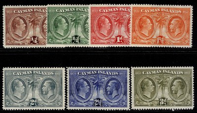 cayman-islands-gv-sg84-90-1932-low-values-group-nh-mint-cat-23