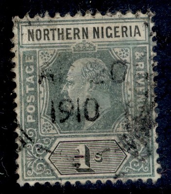 northern-nigeria-edvii-sg26a-1s-green-black-fine-used-cat-55