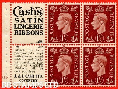 sg-464b-qb23-5-1d-red-brown-a-mounted-mint-cylinder-pane-of-6-cy-b89195