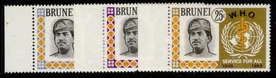 brunei-qeii-sg166-168-1968-world-health-org-set-nh-mint