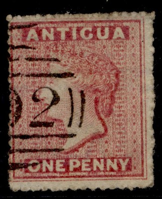 antigua-qv-sg6-1d-dull-rose-fine-used-cat-55