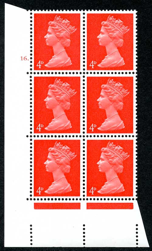 u14-4d-bright-vermillion-pva-head-b-one-4mm-centre-band-cyl-16-dot-perf-a