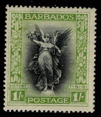 barbados-gv-sg209y-1s-black-bright-green-m-mint-cat-275-wmk-side-inv-rev