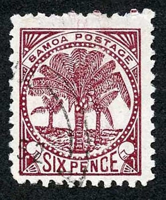 samoa-sg62a-6d-brown-purple-perf-11-fine-used-cat-60-pounds