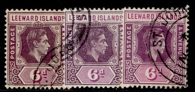 leeward-islands-gvi-sg109-109a-109b-6d-shade-paper-varieties-fine-used