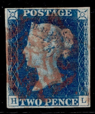 gb-qv-sg5-scarce-2d-blue-plate-1-used-cat-975-red-mx-hl