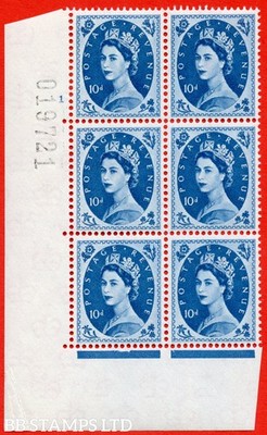 sg-583-s132-10d-prussian-blue-an-unmounted-mint-cylinder-block-of-6-b90395