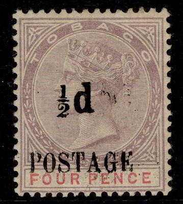 tobago-qv-sg33-d-on-4d-lilac-carmine-m-mint-cat-120