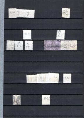 collection-of-perfins-on-page