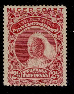 nigeria-niger-coast-qv-sg48-2d-carmine-lake-m-mint-cat-20-p14-15