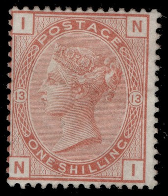 gb-qv-sg163-1s-orange-brown-plate-13-wmk-crown-m-mint-cat-550-ni