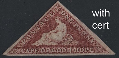 cape-of-good-hope-1863-1d-brownish-red-triangular-fm-large-margins-rps-cert