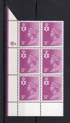 31p-northern-ireland-regional-unmounted-mint-plate-4-block-cat-12