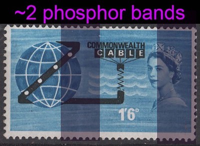 gb-1963-cable-1-6d-phosphor-error-virtually-2-band-instead-of-3-bands-mounted