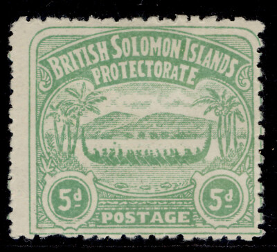 british-solomon-islands-edvii-sg5-5d-emerald-green-m-mint-cat-65
