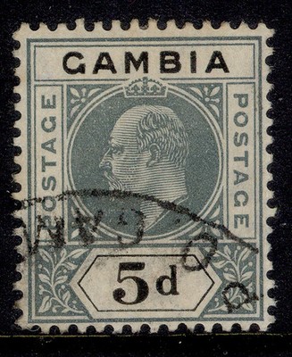gambia-edvii-sg63-5d-grey-black-fine-used-cat-38