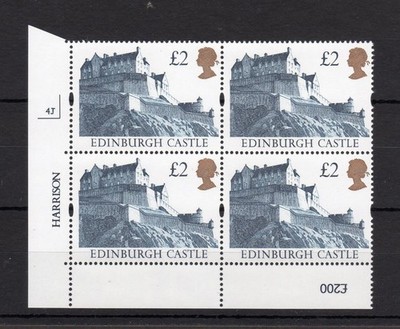 2-castles-unmounted-mint-plate-4j-block-cat-40