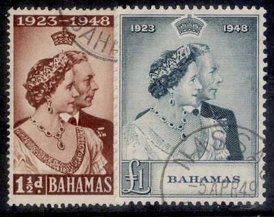 bahamas-gvi-sg194-195-1948-royal-silver-wedding-set-very-fine-used-cat-35-cds