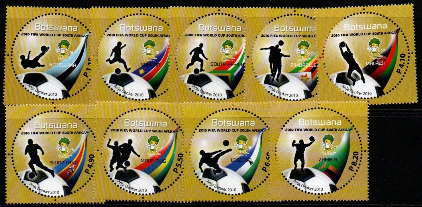 botswana-sg1137-45-2010-world-cup-football-championship-mnh