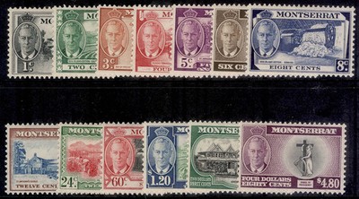 montserrat-gvi-sg123-135-1951-complete-set-m-mint-cat-80
