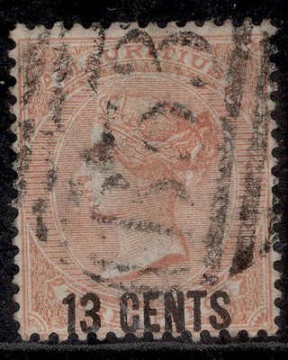 mauritius-qv-sg86-13c-on-3d-orange-red-used-cat-65