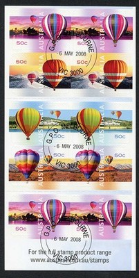 australia-sg2995a-2008-up-up-and-away-self-adhesive-booklet-pane-fine-used