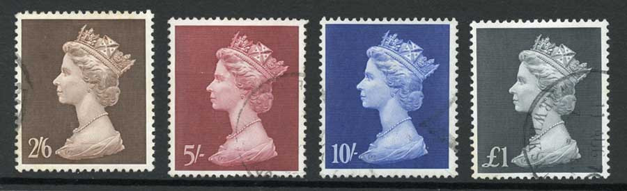 sg787-790-machin-high-values-set-4-values-used