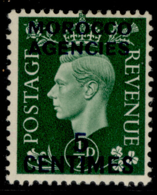 morocco-agencies-gvi-sg230-5c-on-d-green-m-mint