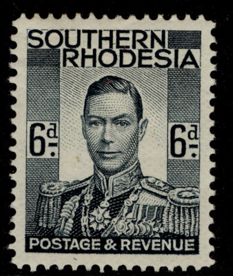 southern-rhodesia-gvi-sg44-6d-grey-black-m-mint