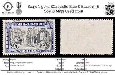 8043-nigeria-sg42-2s6d-blue-black-1936-sc-46-mi39-used-c45