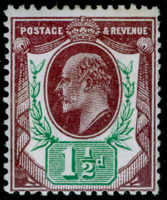 sg288-spec-m10-6-1d-deep-plum-deep-green-nh-mint-cat-350-hendon-cert
