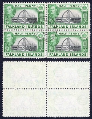 falkland-is-sg146-1-2d-black-and-green-cds-block-of-four