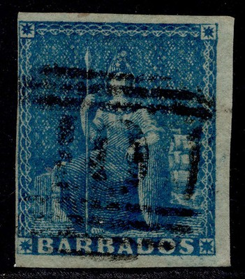 barbados-qv-sg3-1d-blue-used-cat-190