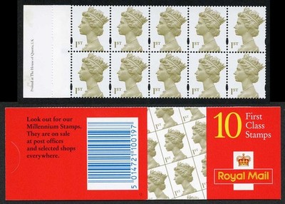 sg2124by-new-millennium-booklet-of-ten-x-1st-class-perf-14-phosphor-omitted