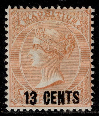 mauritius-qv-sg86-13c-on-3d-orange-red-m-mint-cat-32