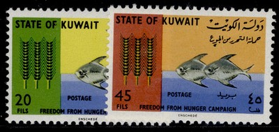 kuwait-sg305-306-1966-freedom-from-hunger-set-nh-mint